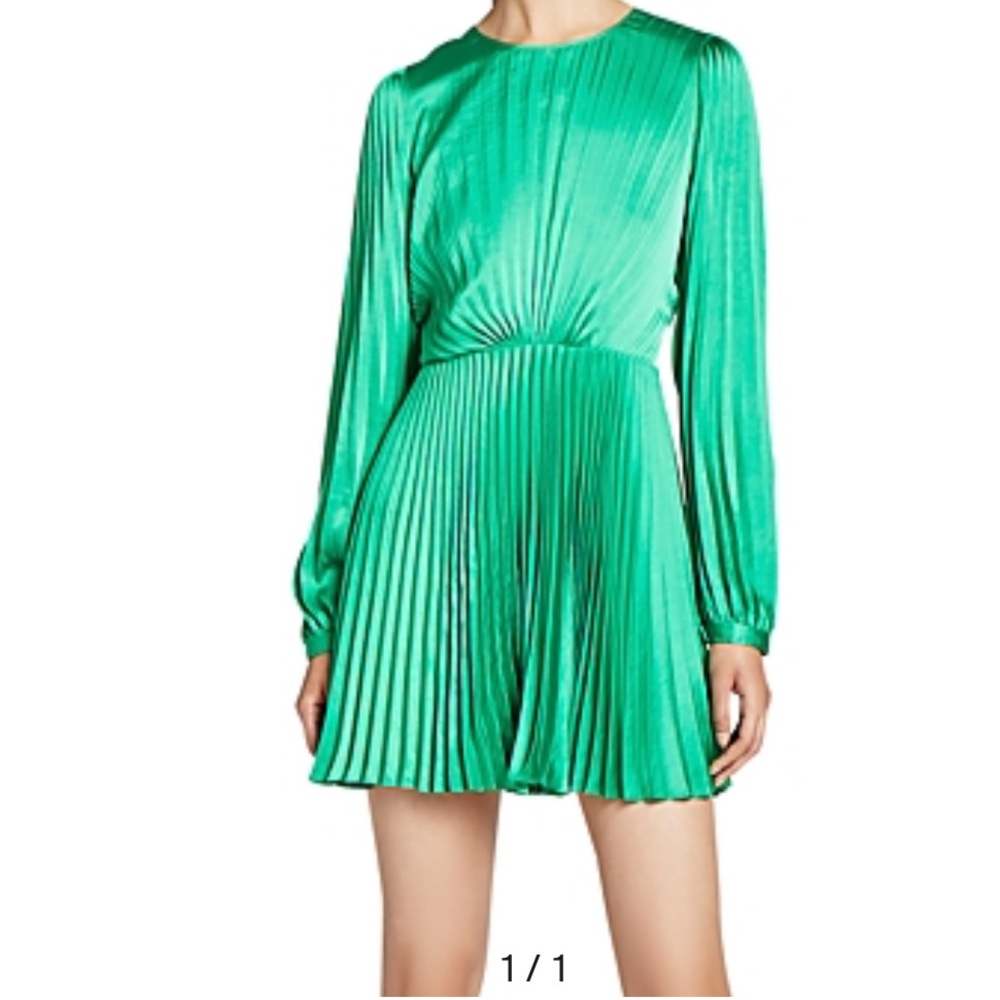 A.L.C. Women's Tavi Dress, Prickly Pear, Green, 6